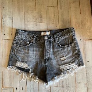FREE PEOPLE WE THE FREE DENIM SHORTS
